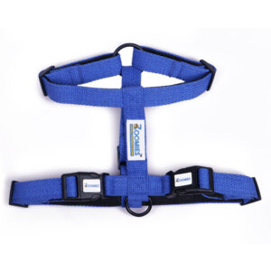 Zoomies Premium Soft Padded Cotton H - Harness - Blue
