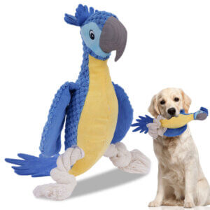 Zoomies Pet Parrot Plush Chew Rope Toy