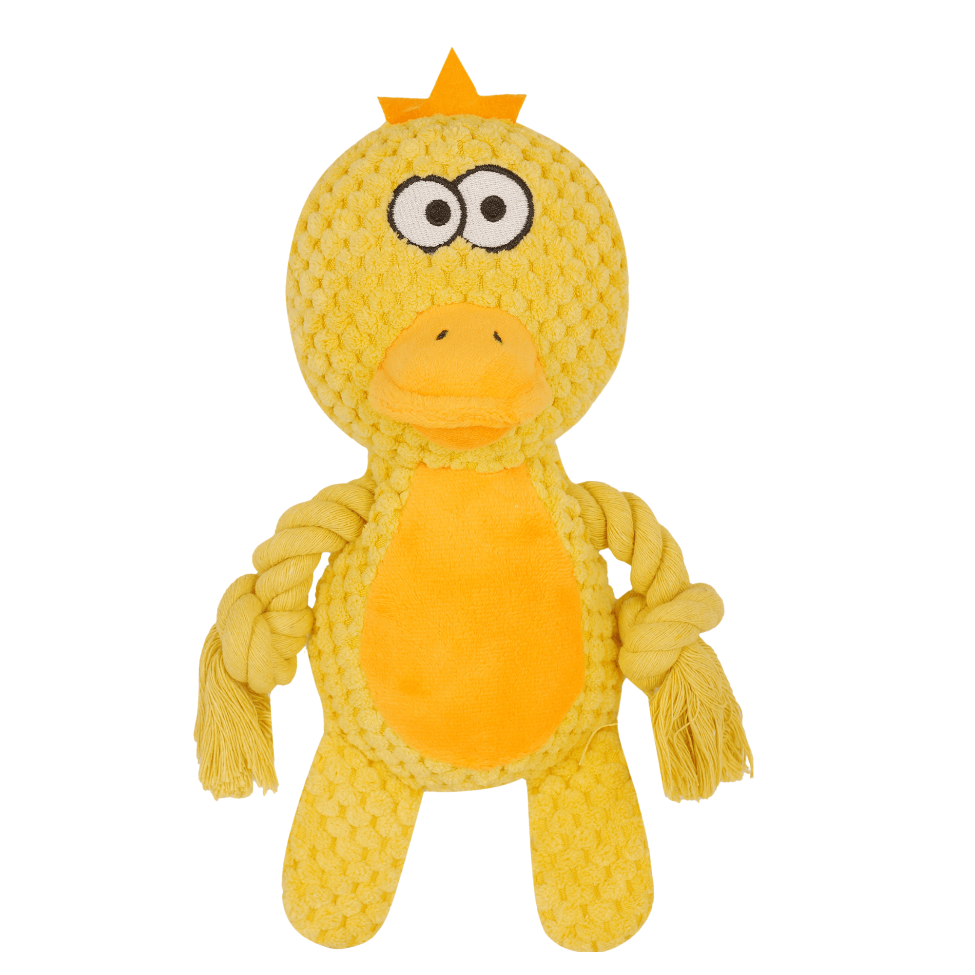 Zoomies Royal Quack Duck plush dog toy ideal for interactive play and stress relief