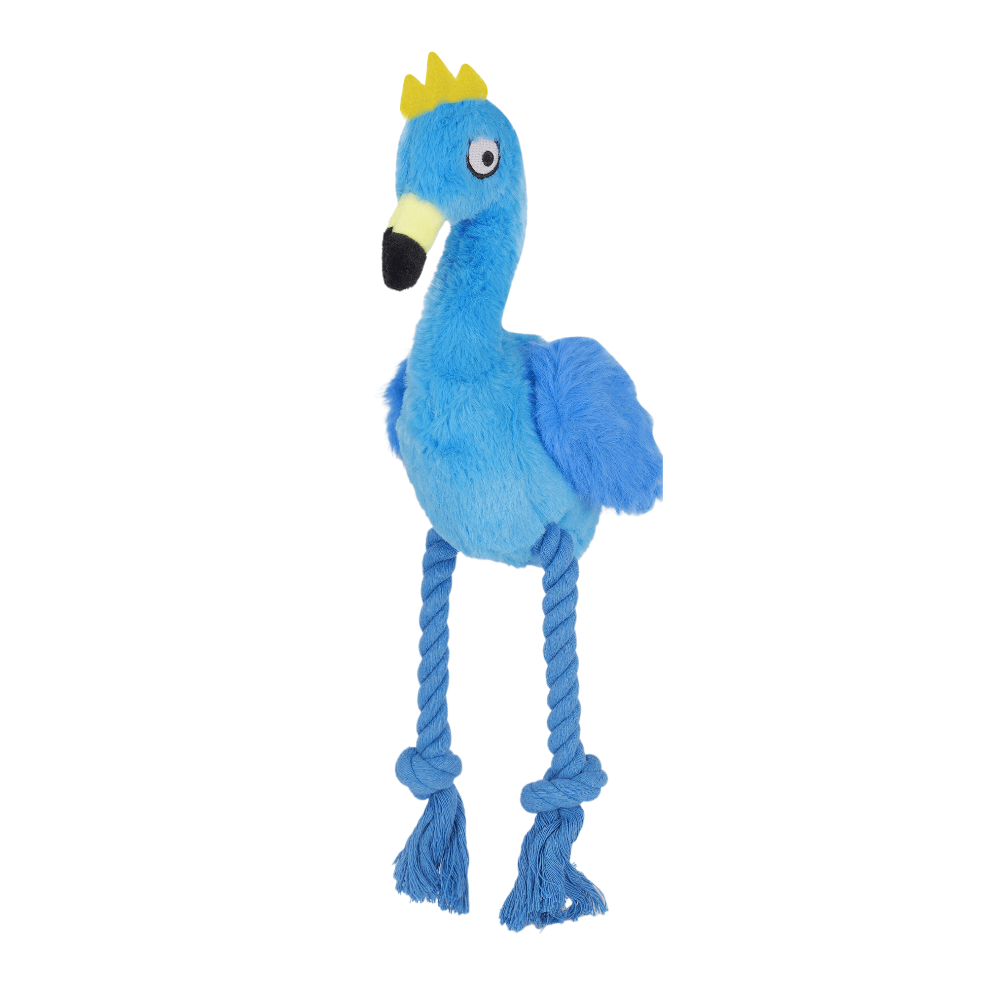 Zoomies with built-in squeaker for gentle chewing and play Zoomies flamingo plush squeaky dog toy designed for puppies and adult dogs