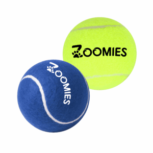 Zoomies Blue & Yellow Tennis Ball Dog Toy